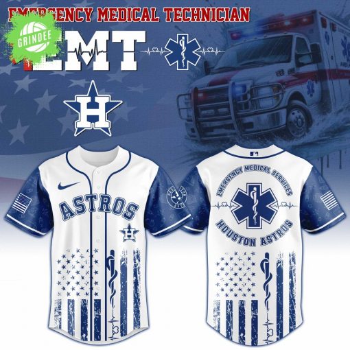 Houston Astros x EMT Appreciation Night 2025 MLB Jersey – Limited Edition