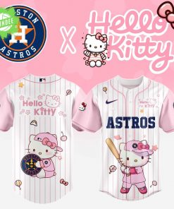 Houston Astros x Hello Kitty Night 2025 Baseball Jersey Limited Edition