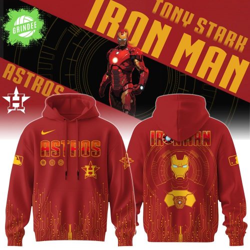 Houston Astros x Iron Man Game Night Special Edition Hoodie