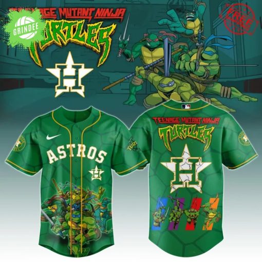 Houston Astros x Ninja Turtles Baseball Jersey Special Edition