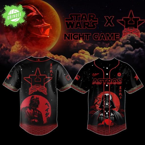 Houston Astros x Star Wars Night Game Limited Edition Baseball Jersey – Sci-Fi x Baseball Mashup