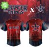 New York Yankees x Stranger Things Night Game Baseball Jersey 2025