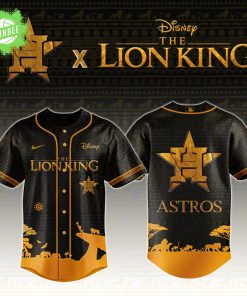 Houston Astros x The Lion King Limited Edition Baseball Jersey – Disney x MLB Special Fans Gear
