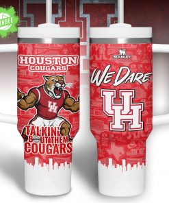 Houston Cougars Stanley Cup 40oz Tumbler – Team Logo Design