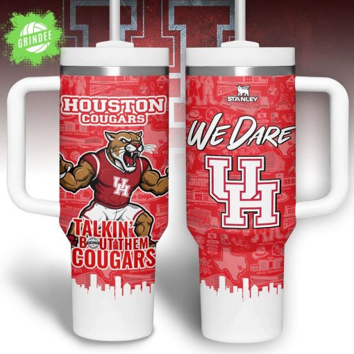 Houston Cougars Stanley Cup 40oz Tumbler – Team Logo Design