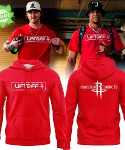 Houston Rockets 2025 Playoffs “Lift Off” Red Hoodie