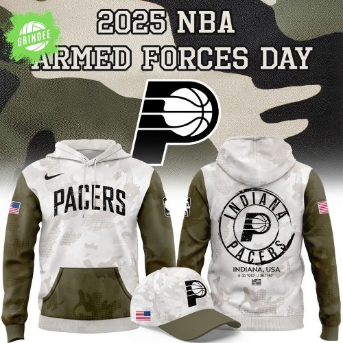 Indiana Pacers Armed Forces Day 2025 Hoodie