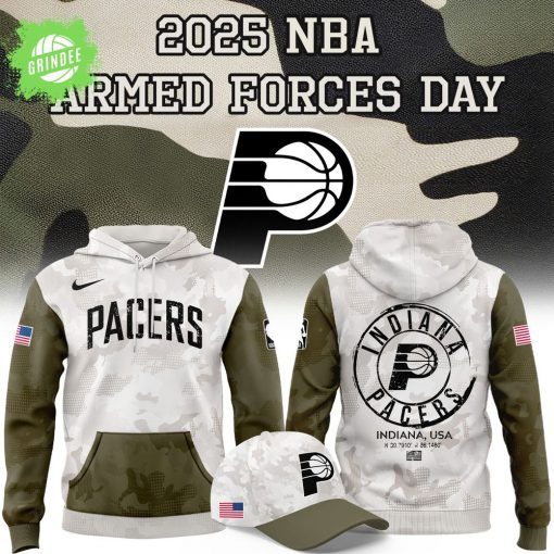 Indiana Pacers Armed Forces Day 2025 Hoodie