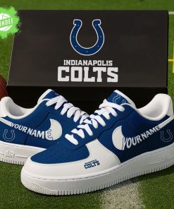 Indianapolis Colts Personalized AForce1 Sneakers Gift for Fans