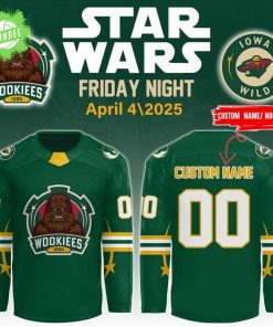 Iowa Wild x Star Wars Hockey Jersey 2025 – Galactic Night Edition