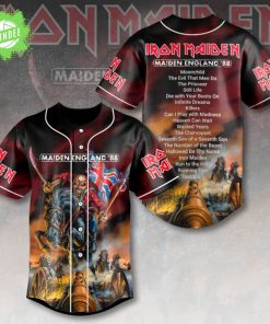 Iron Maiden England ’88 Vintage Baseball Jersey