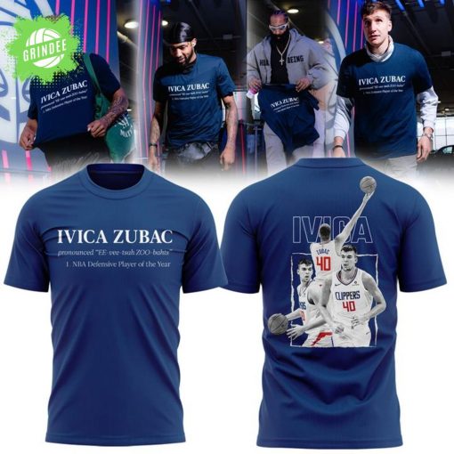 Ivica Zubac Player T-Shirt – Clippers Star Fan Edition