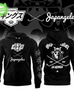 Japangeles x Los Angeles Kings Black Hoodie 2025 – Streetwear x Hockey Collab