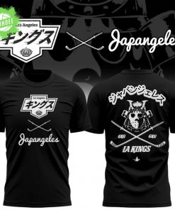 Japangeles x Los Angeles Kings Black T-Shirt 2025 – Hockey x Streetwear Special