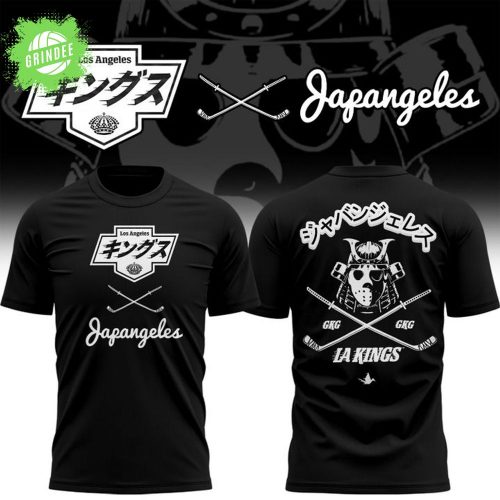 Japangeles x Los Angeles Kings Black T-Shirt 2025 – Hockey x Streetwear Special