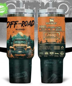 Jeep Off-Road Adventure Stanley Tumbler – 4×4 Freedom Rugged Mountain Cup