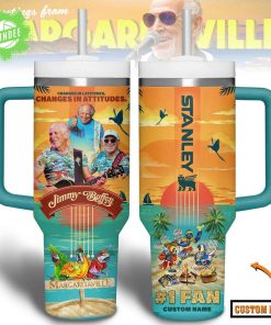 Jimmy Buffett 40oz Tumbler with Handle – Margaritaville Vibe