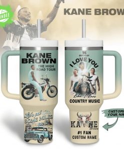 Kane Brown “The High Road Tour” Personalized 40oz Tumbler with Handle