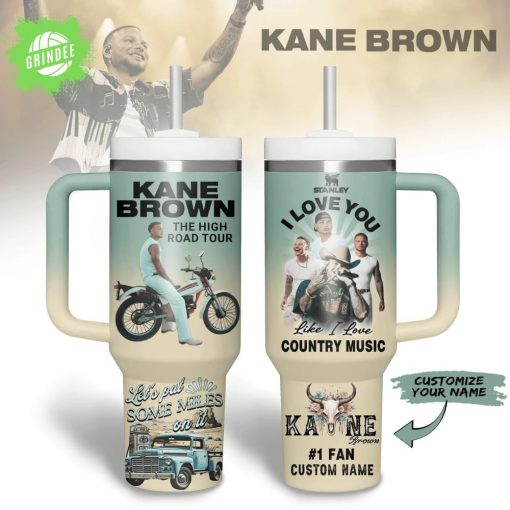 Kane Brown “The High Road Tour” Personalized 40oz Tumbler with Handle