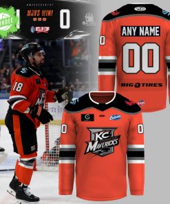 Kansas City Mavericks Kelly Cup Playoffs 2025 New Design Jersey