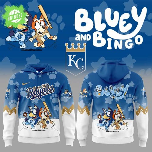 Kansas City Royals Bluey and Bingo Hoodie – Kids’ Favorite MLB Crossover