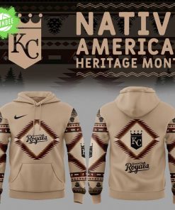 Kansas City Royals Native American Heritage Hoodie – Cultural Celebration Baseball Apparel