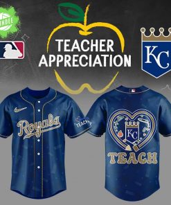 Kansas City Royals Teacher Appreciation 2025 Blue Jersey
