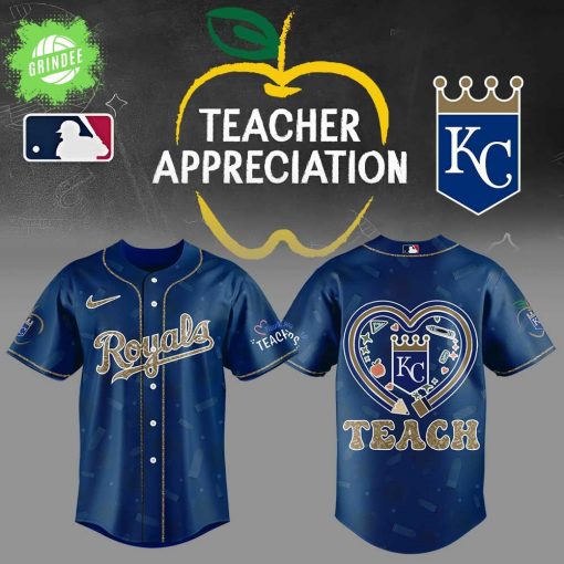 Kansas City Royals Teacher Appreciation 2025 Blue Jersey
