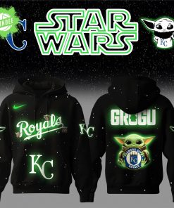 Kansas City Royals x Star Wars Baby Yoda Hoodie – Galactic Fan Hoodie Night
