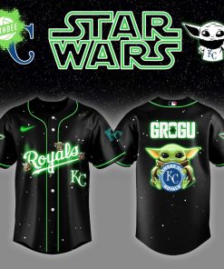 Kansas City Royals x Star Wars Grogu Night Jersey – Baby Yoda MLB Crossover