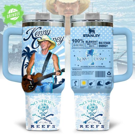 Kenny Chesney 40oz Stanley Tumbler – No Shoes Reefs Country Music Vibes