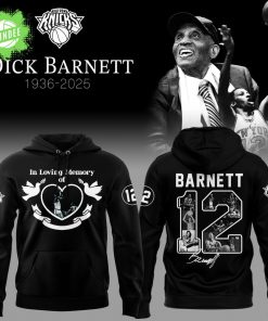 Knicks In Loving Memory of Dick Barnett 2025 Hoodie