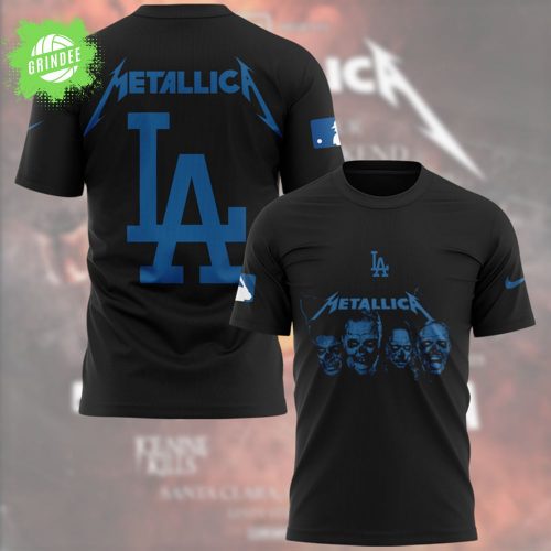 LA Dodgers x Metallica Tour 2025 T-Shirt