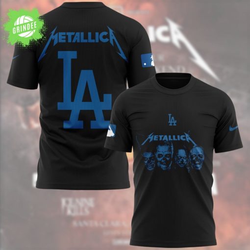LA Dodgers x Metallica Tour 2025 T-Shirt