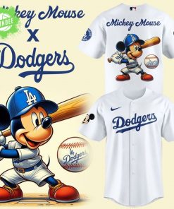 LA Dodgers x Mickey Mouse Baseball Jersey – Special Edition