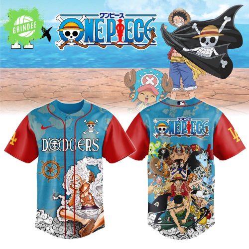 LA Dodgers x One Piece Night Baseball Jersey 2025 – Limited Edition