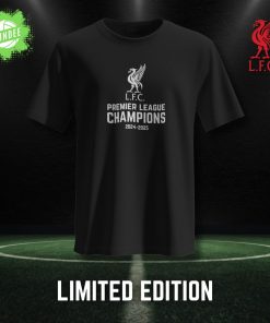 Liverpool FC Premier League Champions 2024–25 Fan T-Shirt