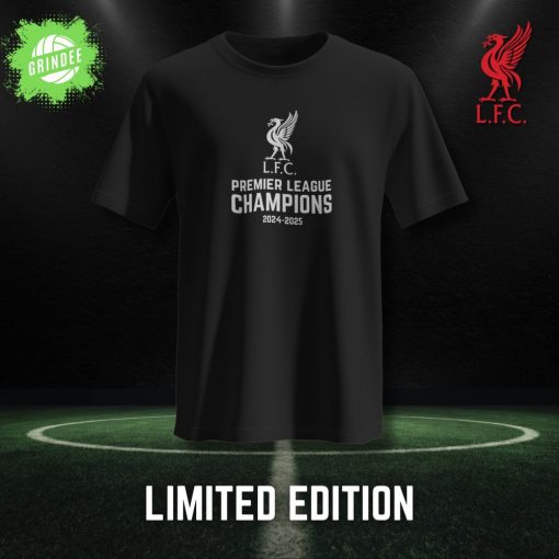 Liverpool FC Premier League Champions 2024–25 Fan T-Shirt