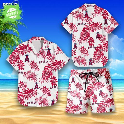 Los Angeles Angels Hawaiian Shirt & Shorts Set