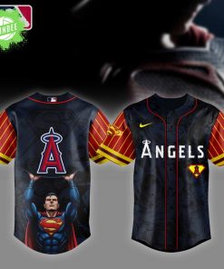 Los Angeles Angels MLB x Superman Baseball Jersey Editions Limited 2025 – Limited Edition Superhero Baseball Gear