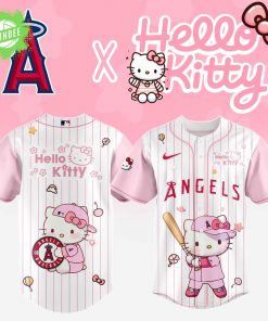 Los Angeles Angels x Hello Kitty Night 2025 Baseball Jersey Limited Edition