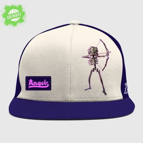 Los Angeles Angels x Minecraft Movie Skeleton Night Jersey – Limited MLB Edition