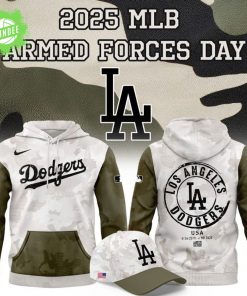 Los Angeles Dodgers Armed Forces Day Hoodie – 2025 Special Drop