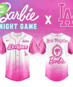 Los Angeles Dodgers Barbie Night Game 2025 Special Edition Baseball Jersey