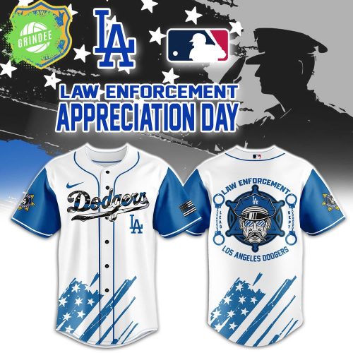 Los Angeles Dodgers Blue Law Enforcement Day Jersey Combo