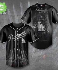 Los Angeles Dodgers Game of Thrones Baseball Jersey House Dodgers