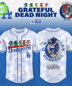 Los Angeles Dodgers Grateful Dead 60th Anniversary Jersey – Limited Edition 2025