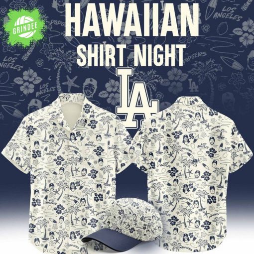 Los Angeles Dodgers Hawaiian Shirt Night 2025 – Summer Baseball Fanwear