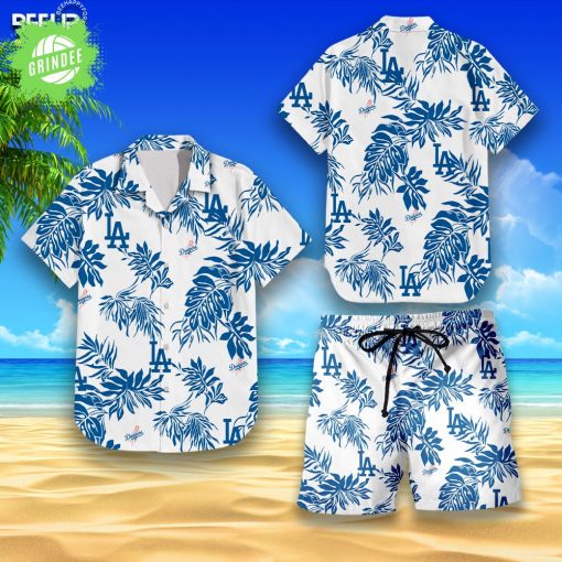 Los Angeles Dodgers Hawaiian Shirt & Shorts Set