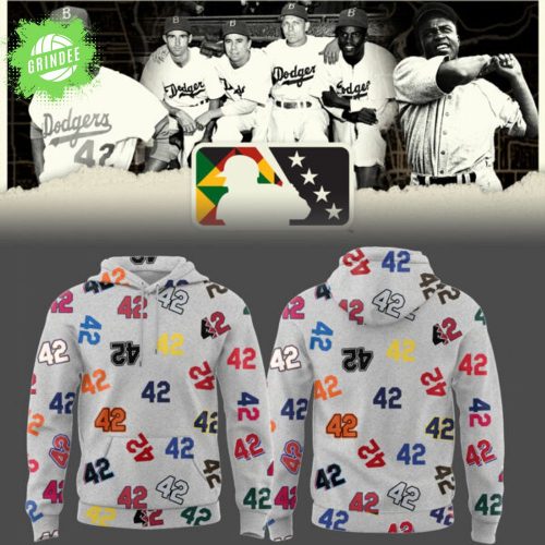 Los Angeles Dodgers Honoring Jackie Robinson 42 Hoodie